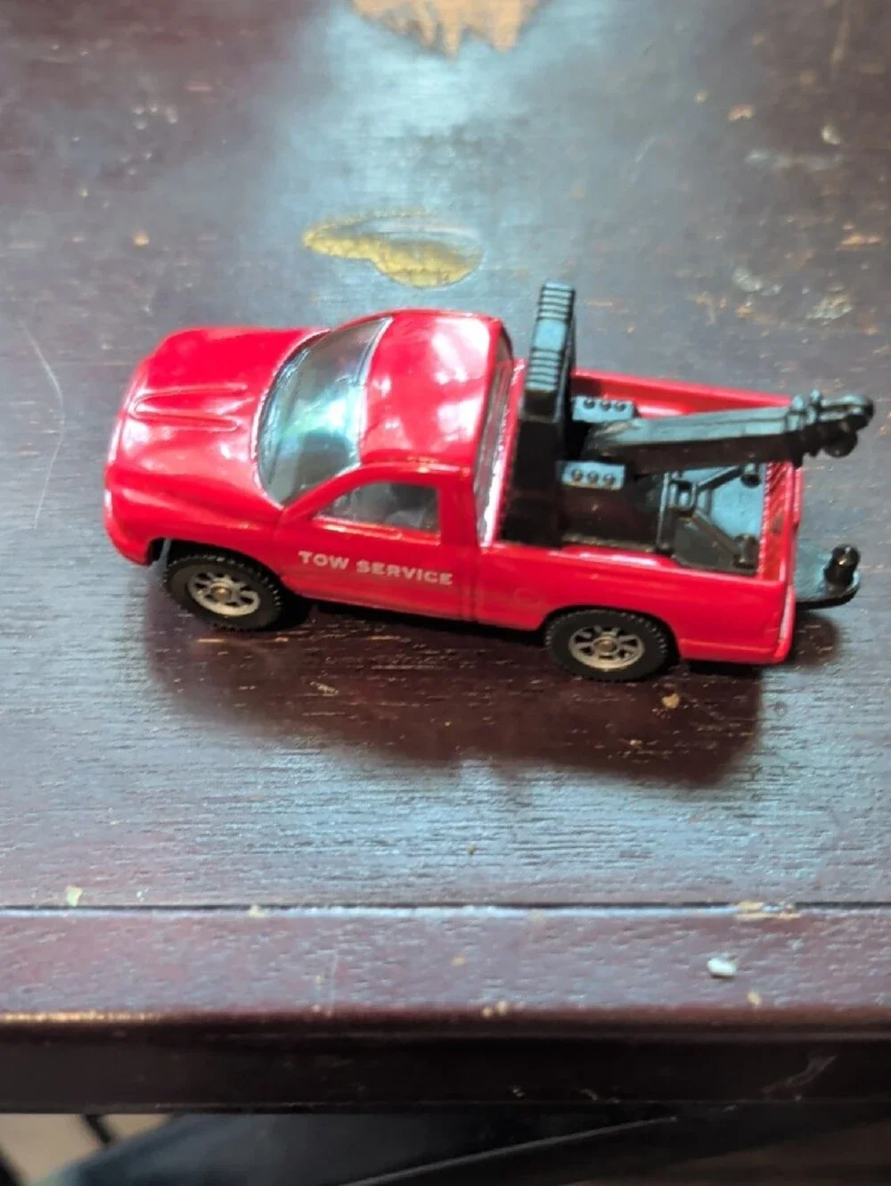 Red Tow Service Pickup Toy Truck for Kids